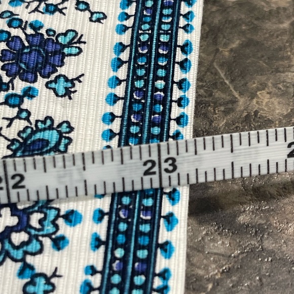 Talbots RSVP Women's Blue Paisley lined Top Blouse Size 2 side zip NWT - Picture 8 of 13